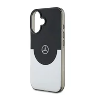 Etui i futerały do telefonów - Mercedes PC/TPU Double Layer MagSafe Case for iPhone 16 Black/Silver - miniaturka - grafika 1