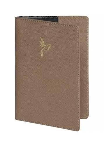 Exacompta - 5105359E - Etui na paszport Elise - 9,5 x 13,5 cm - Kolor taupe