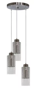 Candellux Lampa wisząca Libano 3x60W Srebrny (33-51691) - Lampy sufitowe - miniaturka - grafika 1