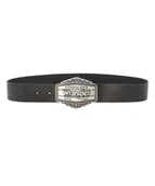 Paski - Pasek Wrangler BIG BUCKLE BELT 112358068 Black 95 - miniaturka - grafika 1