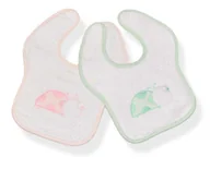 Śliniaki i fartuszki - śliniaki z ceratką zestaw 2szt rzep bierdonka róż mięta - miniaturka - grafika 1