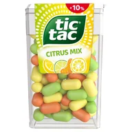 Cukierki - Tic Tac Drażetki o smaku owoców yuzu mandarynki cytryny oraz cytryny-limetki 54 g - miniaturka - grafika 1