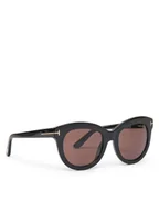 Okulary przeciwsłoneczne - Tom Ford Okulary przeciwsłoneczne FT1189 01E Czarny - miniaturka - grafika 1