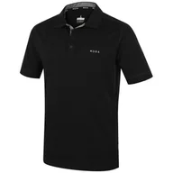 Koszulki sportowe męskie - Koszulka męska MOOA Polo Rozmiar: XL / Kolor: czarny - miniaturka - grafika 1