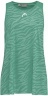 Koszulki sportowe damskie - HEAD VISION AGILITY Tank Top Women Nile Green/Print 2022 - miniaturka - grafika 1