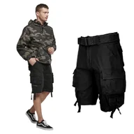 Odzież taktyczna i umundurowanie - Spodenki Krótkie Męskie BRANDIT Savage Vintage - Czarne - miniaturka - grafika 1