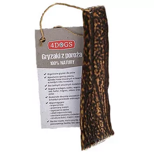 4DOGS 4DOGS Gryzak z poroża M hard - Przysmaki dla psów 4DOGS 4DOGS Gryzak z poroża M hard - Przysmaki dla psów - miniaturka - grafika 1
