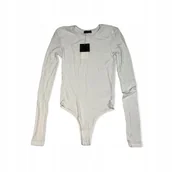 Odzież ciążowa - Białe body damskie rękaw ANTHONY THOMAS MELILLO XS - miniaturka - grafika 1