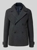 Kurtki męskie - Marynarka dwurzędowa z kołnierzem z połami model ‘CLAUDIO’ - miniaturka - grafika 1