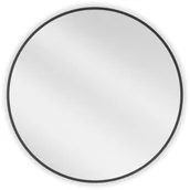 Lustra - Mexen Loft lustro łazienkowe okragłe 75 cm, rama czarna - 9850-075-075-000-70 - miniaturka - grafika 1