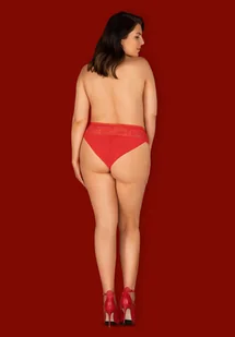 Obsessive Blossmina Figi - Czerwony Wariant/Rozmiar: 6XL/7XL  << DYSKRETNIE   |   DOSTAWA 24h   |  GRATISY - Majtki damskie - miniaturka - grafika 7