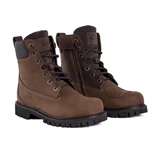 BROGER Alaska II buty motocyklowe wysokiej jakości skóra bydlęca, ochraniacze Sas-Tec, usztywniona wkładka Ortholite, amortyzująca wibracje - Buty motocyklowe - miniaturka - grafika 1