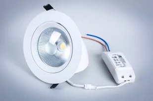 Oprawa LED Greenie downlight zmienny kąt biała 12W biała naturalna - Oprawy, klosze i abażury - miniaturka - grafika 1