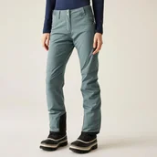 Spodnie narciarskie - Dare 2b Spodnie narciarskie damskie z membraną z szelkami Diminish Szary, Rozmiar: 46 - miniaturka - grafika 1