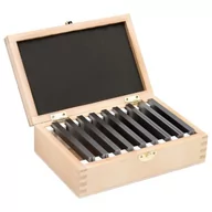 Zestawy narzędziowe - vidaXL Zestaw narzędzi  Podkładki równoległe 100 mm 18 szt. 10-42 mm 146698 - miniaturka - grafika 1