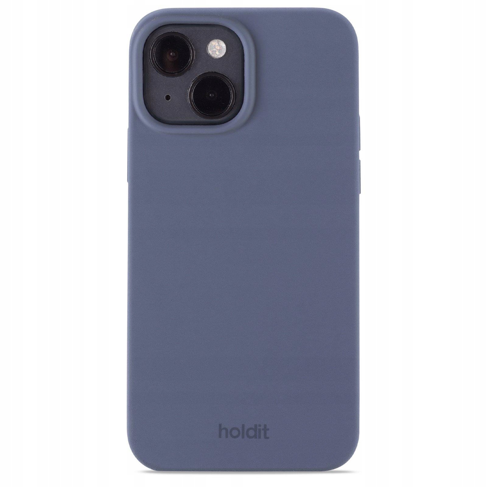 Holdit Silicone Case iPhone 15 Pacific Blue