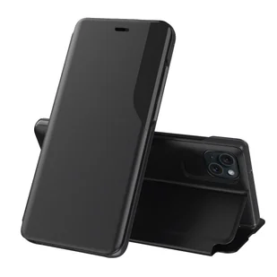 König Design Etui kompatybilne z Apple iPhone 15 Pro Etui na telefon komórkowy ze skóry syntetycznej - Etui na telefon komórkowy czarne - Etui i futerały do telefonów - miniaturka - grafika 1