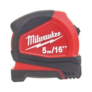 Milwaukee miara zwijana metryczno-calowa 5 m x 25 mm Pro Compact 4932459595 - Poziomice, łaty, miary - miniaturka - grafika 1