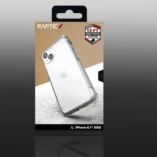Raptic X-Doria Air Case etui iPhone 14 pancerny pokrowiec srebrny - Etui i futerały do telefonów - miniaturka - grafika 1