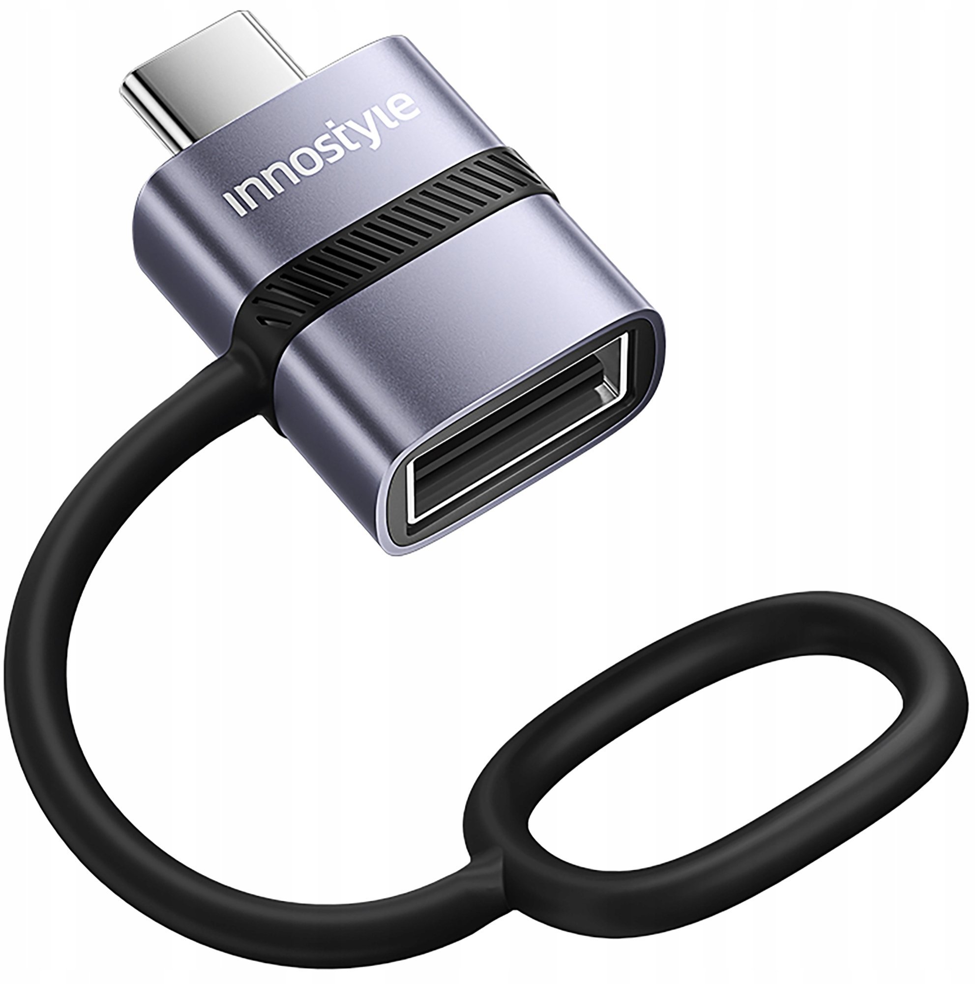 Adapter USB Innostyle INNOSTYLE ADAPTER PRZEJŚCIÓWKA USB-A 3.0 DO USB-C NA USB TYP C 3A 5GBPS OTG