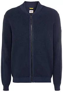 camel active Męska kurtka z dzianiny 409503/1K11, Night Blue, L, niebieski (Night Blue), L - Kurtki męskie - miniaturka - grafika 1