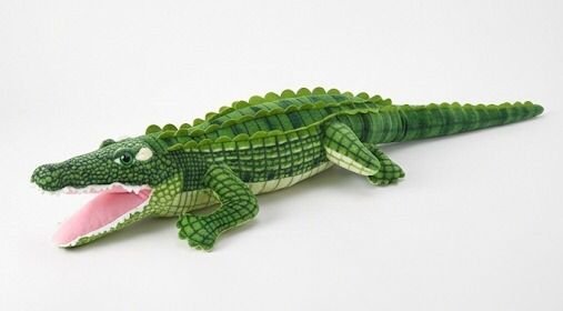 Duży Pluszowy Krokodyl Maskotka Zielony Aligator 100cm Przytulanka