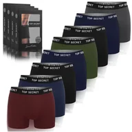 Majtki męskie - TOP SECRET Bokserki Męskie Bawełniane 8pak Rozmiar M - miniaturka - grafika 1
