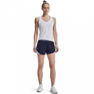 Damskie spodenki treningowe UNDER ARMOUR Play Up Short 3.0 - granatowe - Spodenki damskie - miniaturka - grafika 1