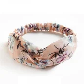 Ozdoby do włosów - Opaska materiałowa turbanka O325WZ7 - miniaturka - grafika 1