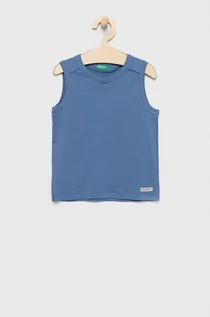 Koszulki i topy damskie - Benetton United Colors of United Colors of t-shirt bawełniany gładki - grafika 1