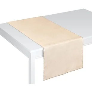 Bieżnik 40 x 160 cm beżowo-złoty - Obrusy i serwetki - miniaturka - grafika 1