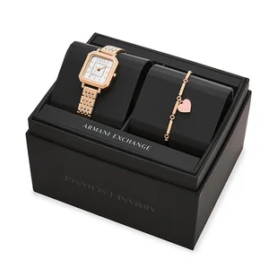Zegarek Zegarek Armani Exchange AX7164SET Różowy - Zegarki damskie - miniaturka - grafika 1