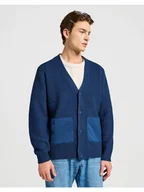 Bluzy męskie - Męska bluza nierozpinana Wrangler CARDIGAN M - miniaturka - grafika 1