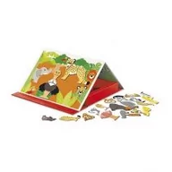 Puzzle - Trudi 88037 Sevi 88037-magnetyczne puzzle zwierzę cm 26x18x5, wielokolorowy 88037 - miniaturka - grafika 1