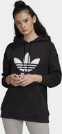 Bluzy damskie - Adidas Bluza damska TRF Hoodie czarna r. 32 FM3307 - miniaturka - grafika 1