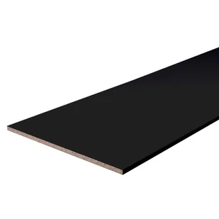 Półka meblowa 250 x 20 x 1,8 cm czarny mat - Półki do salonu - miniaturka - grafika 1