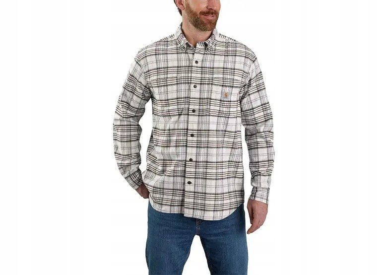 CARHARTT KOSZULA CASUAL W KRATĘ DŁUGI RĘKAW BAWEŁNA S 16BA