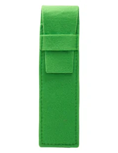 Filcowe etui na dwa długopisy Zielone Stefania - Etui na długopisy i pióra - miniaturka - grafika 1