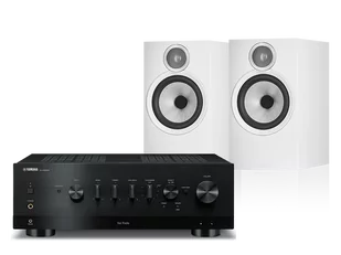 Yamaha R-N1000A (czarny) + 606 S3 (biały) - Zestawy stereo - miniaturka - grafika 1