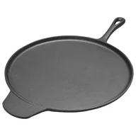 Patelnie - Patelnia żeliwna do pizzy naleśników 30cm indukcja 110568 - miniaturka - grafika 1