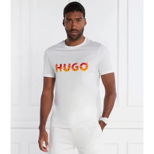 Koszulki męskie - HUGO T-shirt Danda | Regular Fit - grafika 1