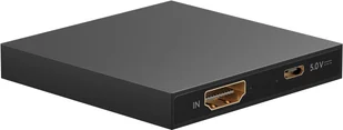 Goobay 58480 rozgałęziacz telewizyjny HDMI 2x HDMI - Rozgałęźniki - miniaturka - grafika 1