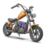 Pojazdy elektryczne dla dzieci - Cruiser 12 Plus Motocykl elektryczny - pomarańczowy Hyper Gogo - miniaturka - grafika 1