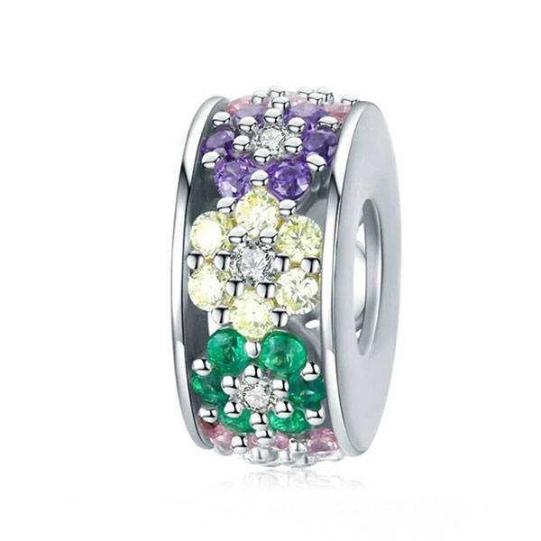 Zawieszka do bransoletki charms do pandora - kwiaty