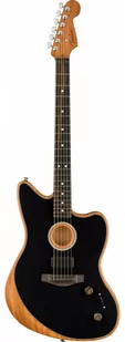 Fender American Acoustasonic Jazzmaster Ebony Fingerboard Black gitara elektroakustyczna - Gitary akustyczne - miniaturka - grafika 1