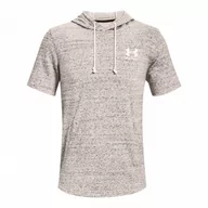 Bluzy sportowe męskie - Męska bluza dresowa nierozpinana z kapturem UNDER ARMOUR UA RIVAL TERRY LC SS HD - miniaturka - grafika 1