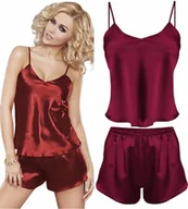 Piżamy damskie - Sexy Piżama NOCNA satynowa karen 3XL 46 - miniaturka - grafika 1