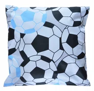 Pościel dla dzieci - Poszewka bawełna piłka football niebieska - miniaturka - grafika 1