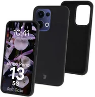 Etui i futerały do telefonów - Bizon Silikonowe etui Soft Case do Oppo Reno13, czarne - miniaturka - grafika 1