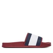 Klapki i japonki męskie - Klapki Tommy Hilfiger Core Hilfiger Flag Pool Slide FM0FM05798 Czerwony - miniaturka - grafika 1